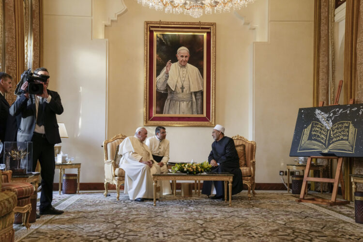 Pope slams ‘childlike’ whims of powerful that start wars